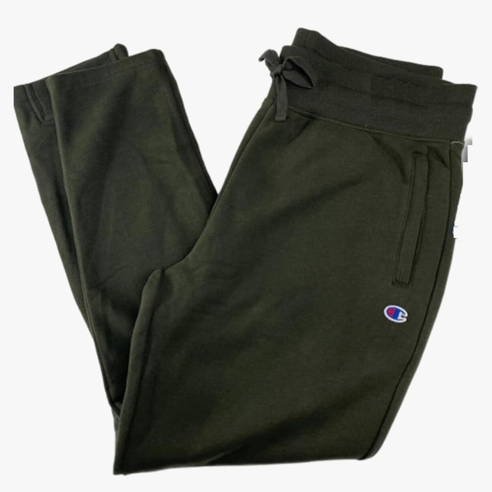 Champion Olive Green Joggers Streetwear Athleisure Y2K Neutral Sweatpants New